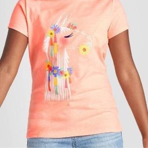 Cat & Jack Llama Shirt - Kids - Large